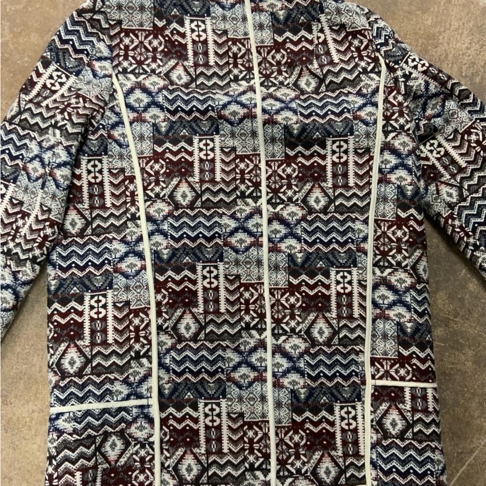 Zara Basic Small Multicolor Tapestry Aztec Boho F… - image 3